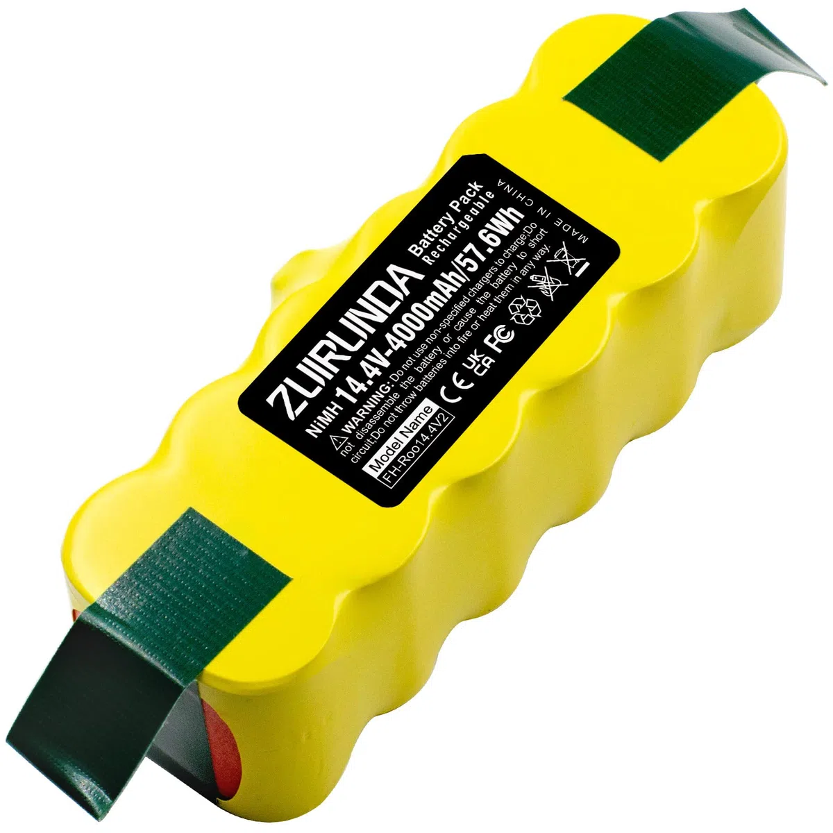 14,4V 4000mAh NI-MH Batería de Repuesto para iRobot Roomba 500 600 700 800 batería de reemplazo Adecuada para R3 irobot 581 450 700 605 621 880 785 batería (4000mAh Ni-MH)