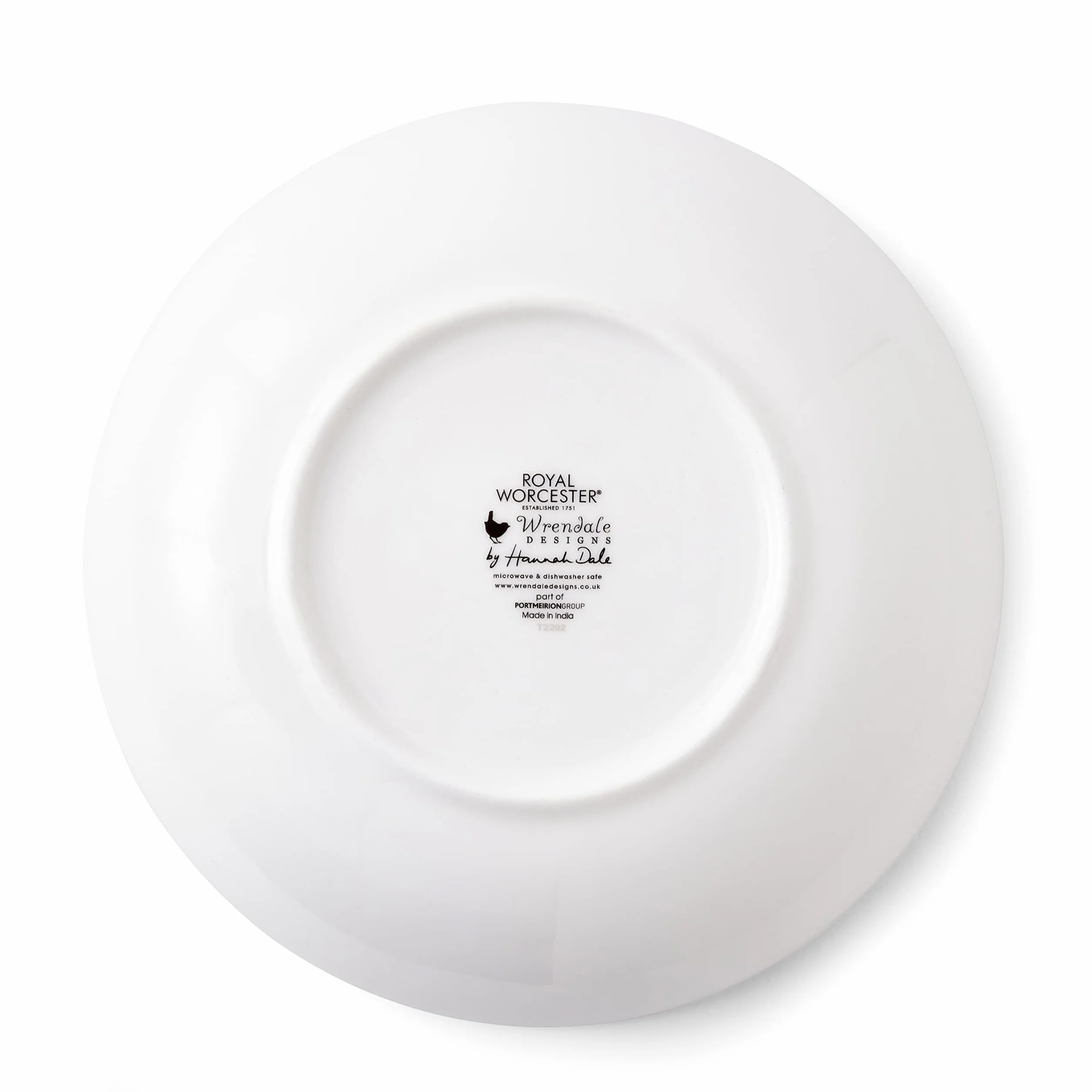 Wrendale Designs Royal Worcester - Juego de 4 cuencos de cerámica para pasta (22 cm)