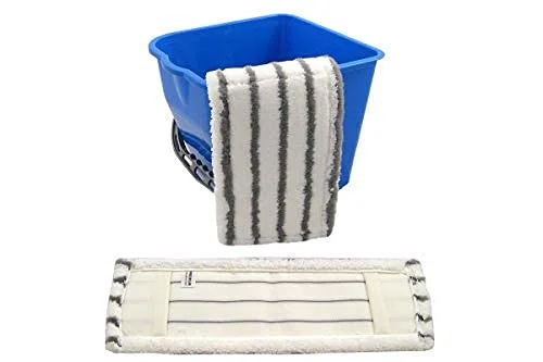 Juego de Mopa Profesional de 50 cm - 4 Fregonas para Suelos y Parqué | Incluye mopas de chenilla para limpieza en seco y húmedo, ideal para laminado, azulejos, plástico y gres porcelánico.