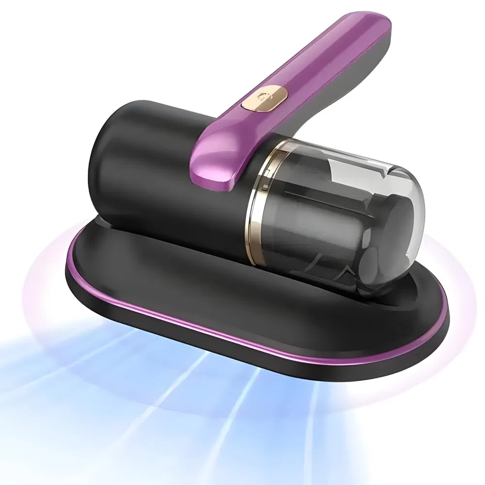 Aspirador Antiácaro UV-C Inalámbrico – Aspirador de Colchón Portátil Recargable, Limpieza Profunda de Camas, Sofás y Telas, Elimina Ácaros, Polvo y Alérgenos