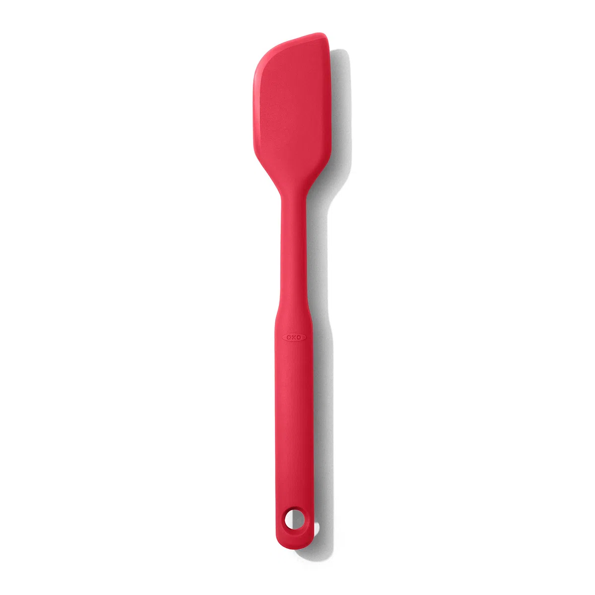 OXO Good Grips – Espátula de silicona de tamaño pequeño resistente al calor, color rojo, utensilio de cocina