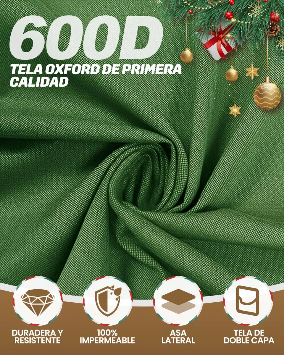 Bolsa De Almacenamiento Para áRboles De Navidad: 125 X 50 X 38 Cm, Bolsa Para áRboles De Navidad De 6 A 7,5 Pies (Desmontable), A Prueba De Polvo, Se Utiliza Para Organizar Y Almacenar Otros Muebles