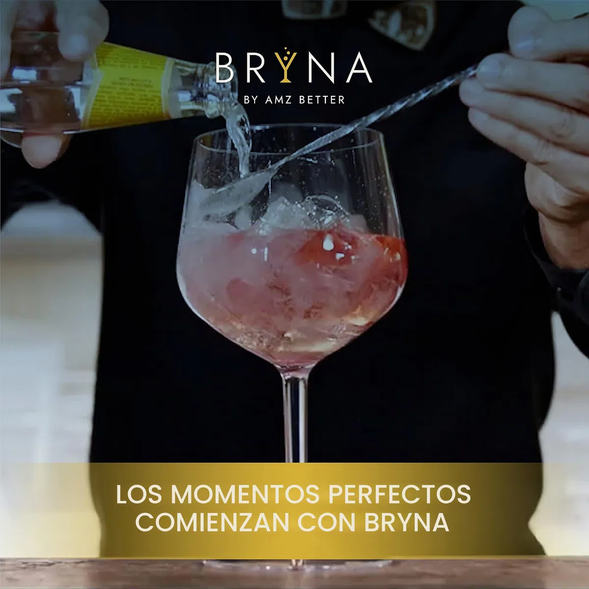 BRYNA - Set 6 Piezas Vasos GIN 75 cl de Policarbonato (Plástico Rígido), 100% Diseño Italiano, Vasos Irrompibles, Copas de Vino Reutilizables y Lavables, Transparente