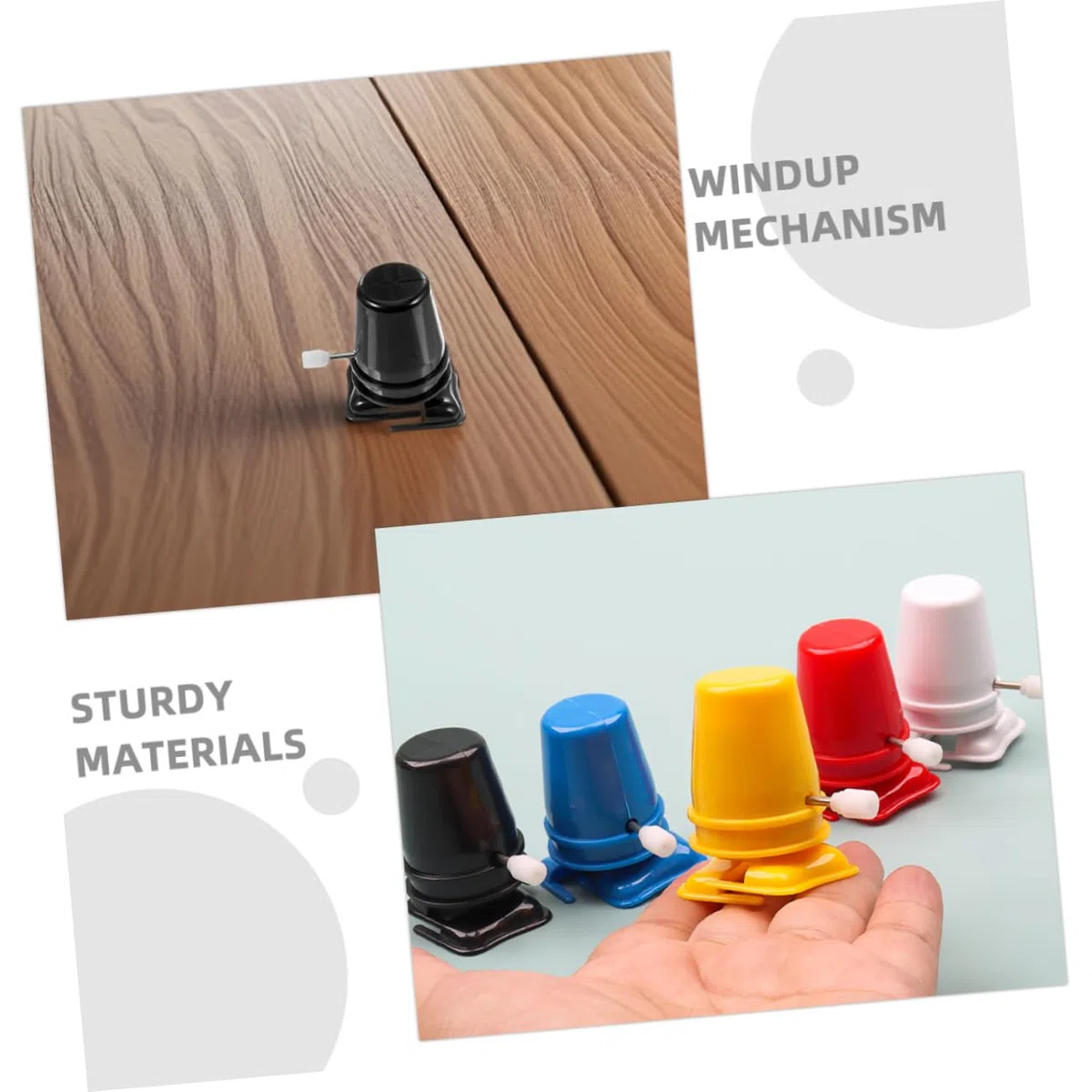 Beaupretty 18 Piezas de Mecanismo de Juguete para Caminar Cuerda, Accesorios de Plástico para Proyectos DIY y Creatividad Infantil en Manualidades