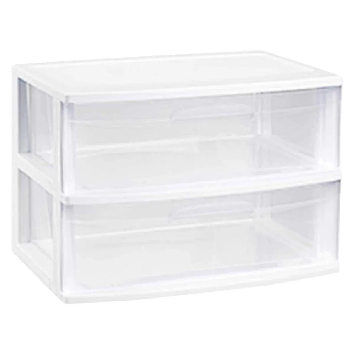 Acan Cajonera Nilo de 2 cajones en Color Blanco 41 x 56 x 39.5 cm