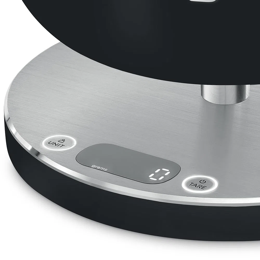 Smeg Báscula de cocina digital 'Negro mate'