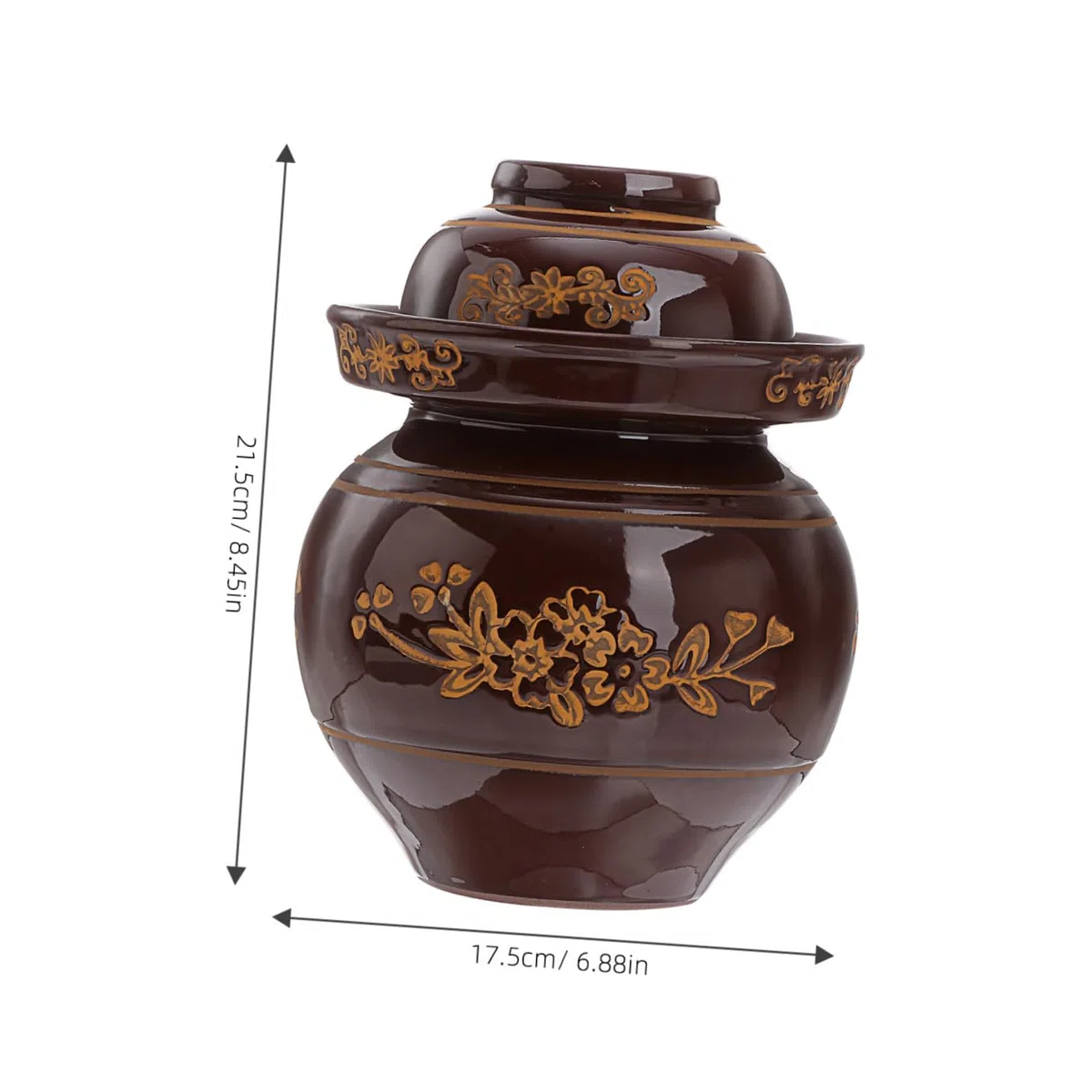 Cabilock 1 Pc Altar De Kimchi Contenedores De Comida Contenedores De Alimentos Tarros De Cristal Tarros De Boca Ancha Frasco Terrario Terrarium Vidrio Cerámica Tarro De Almacenamiento