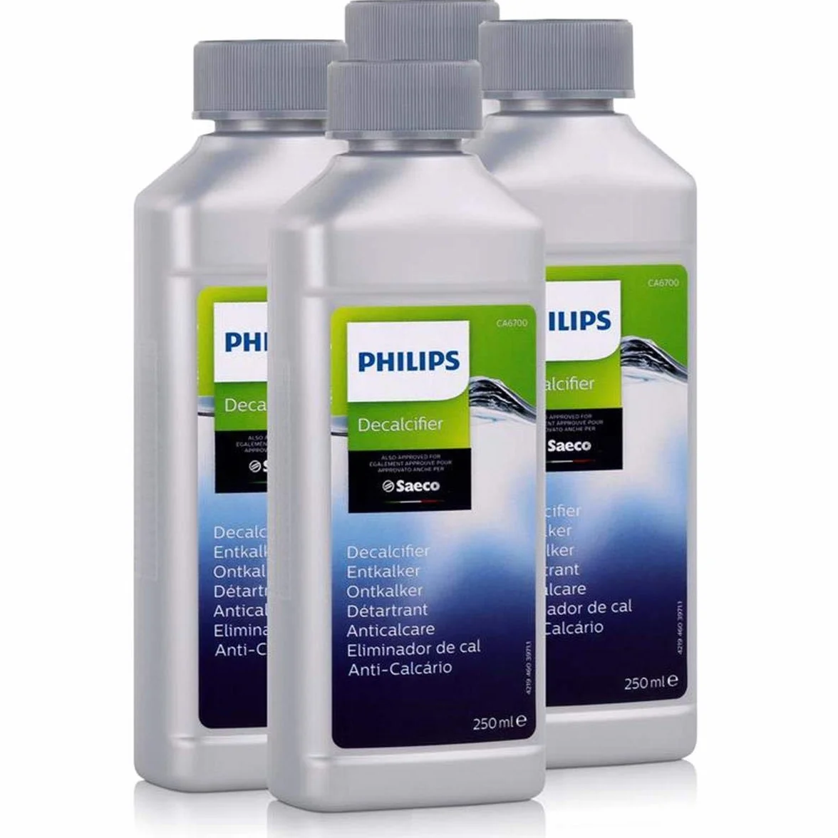 Saeco - Líquido antical para cafeteras (250 ml, 4 unidades)