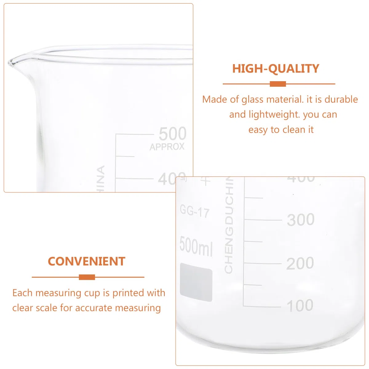 Mobestech Vasos Medidores De 5 Uds Con Escala Vaso De Vidrio Transparente Vasos Mezcladores De Resina Epoxi Vasos Medidores De Vidrio Para Líquidos Epoxi Transparente Vaso Medidor Ml Escala