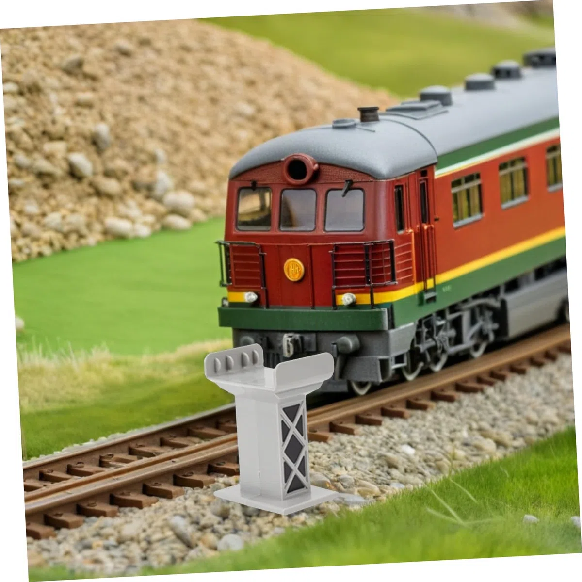 15 Piezas Soportes Multinivel para Puente de Tren Pilares de Plástico para Vías Bloques Elevados Compatibles con Principales Accesorios Estables para Tren y Mesas