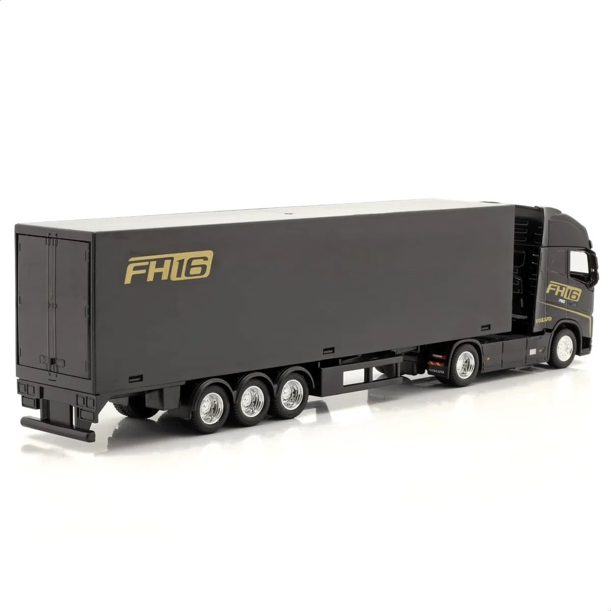 Bburago B18-31461T Street Fire HAULERS - Camión Fundido a presión con Remolque, Volvo FH16 Globetrotter 750 XXL-1:43, Modelo de Juguete Coleccionable, Varios diseños y Colores
