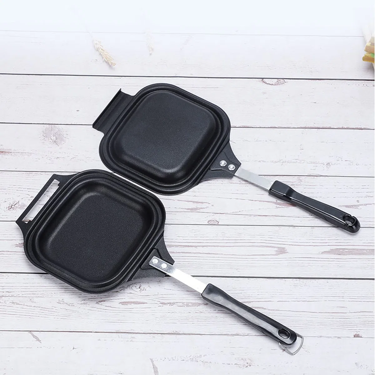 Sart n de doble cara sart n multifuncional tostadora de s ndwich m quina para desayunar bandeja para hornear antiadherente para huevos tortillas panqueques restaurantes