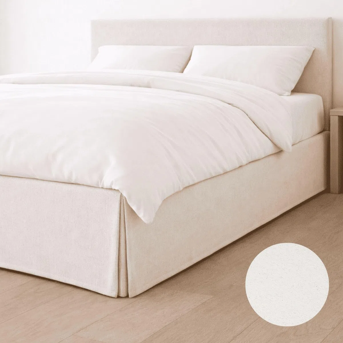 Donegal Collections Cubre Canapé Cama 150x190/200 cm Piedra Late - Funda Somier Cubre Canapé Ajustable - Faldon Cama Transpirable y Antideslizante 50% Algodón 100% Fabricado en España