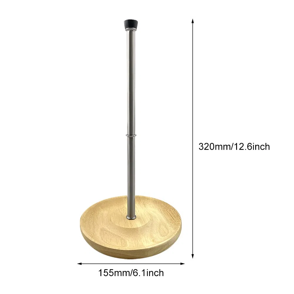 Estante de secado para decantador, soporte para decantador de secado de 2 en 1 soporte para vino con fondo de madera, almacenamiento rápido y seguro