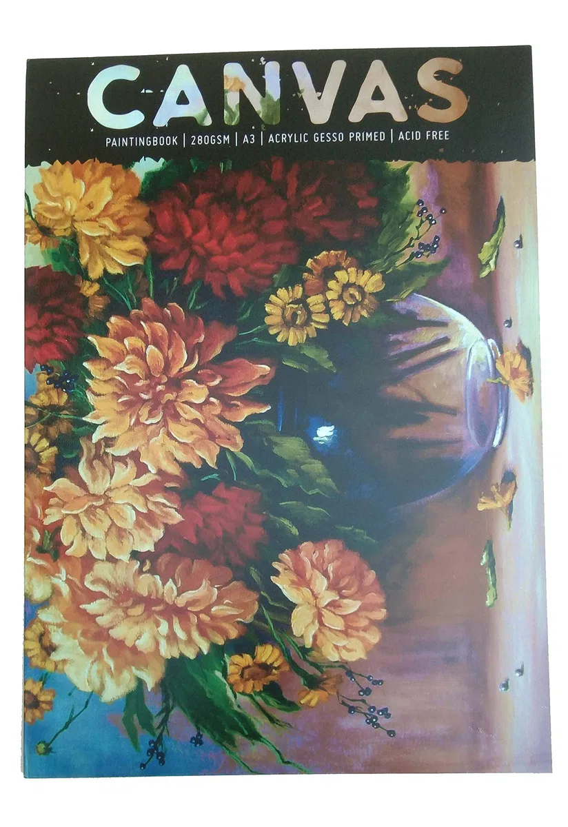 Anupam Lienzos acrílicos imprimados con gesso sin ácidos, 400 g/m², 10 hojas para pintura acrílica y pintura al óleo (A3)