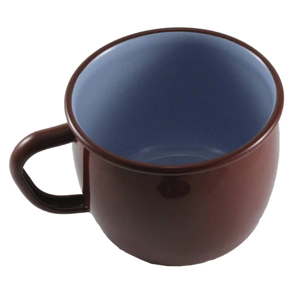 Wurko - Puchero Esmalte Marrón 2 Litros 16 cm