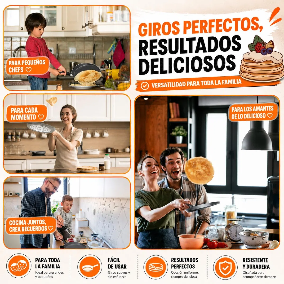 TEHORNEO Crepera, Crepera Sarten 28 cm Antiadherente Induccion, Sarten Crepes Induccion, Sarten Crepes, Budares para Arepas, Sartén Tortitas, Sartén Crepes, Crepe Pan, Crepeira, Sartén para Filloas