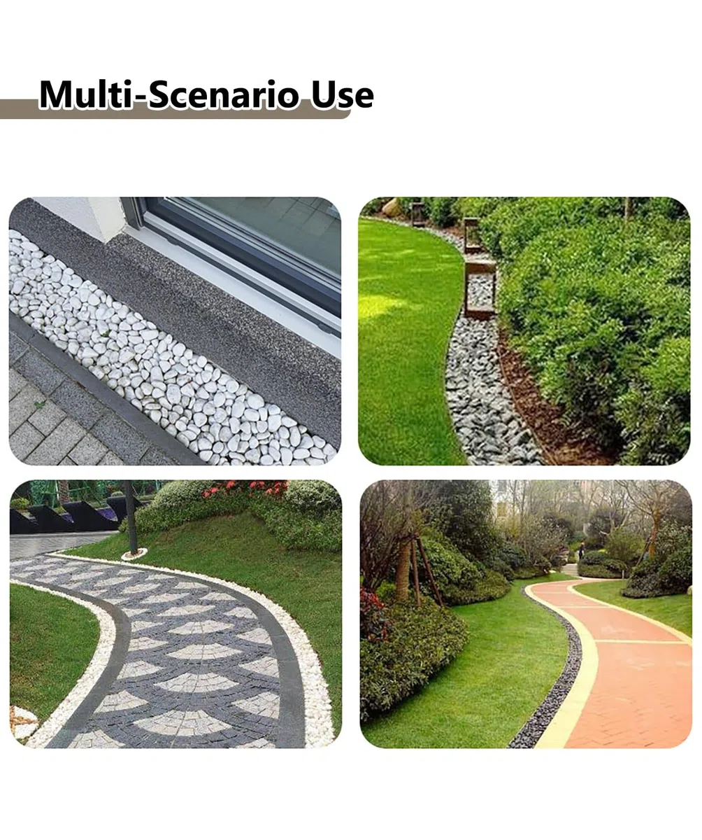 Sistema de Drenaje Exterior con Cubierta para desagüe de Agua de Lluvia para Patio y Jardines. Medidas: 39,4 x 8,3 x 7,9 Pulgadas. Ideal para Recoger guijarros y Piedras. Gestión eficaz del