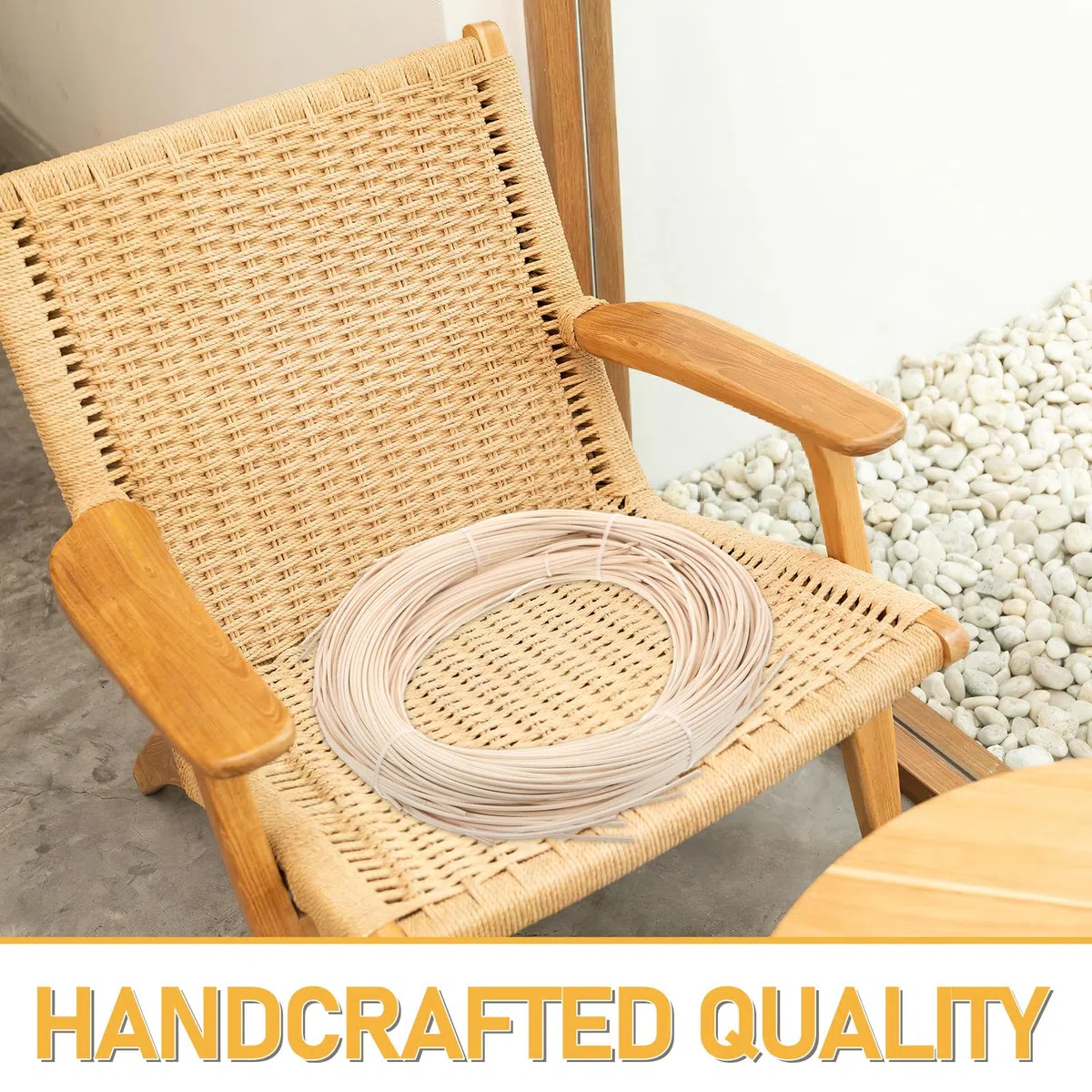 SUPVOX Kit de Reparación de Ratán Natural Tira de Caña y Tejido de Punto de 250 G Adecuado para Restauración y Reparación para Muebles y Cestas en Sala y Jardín