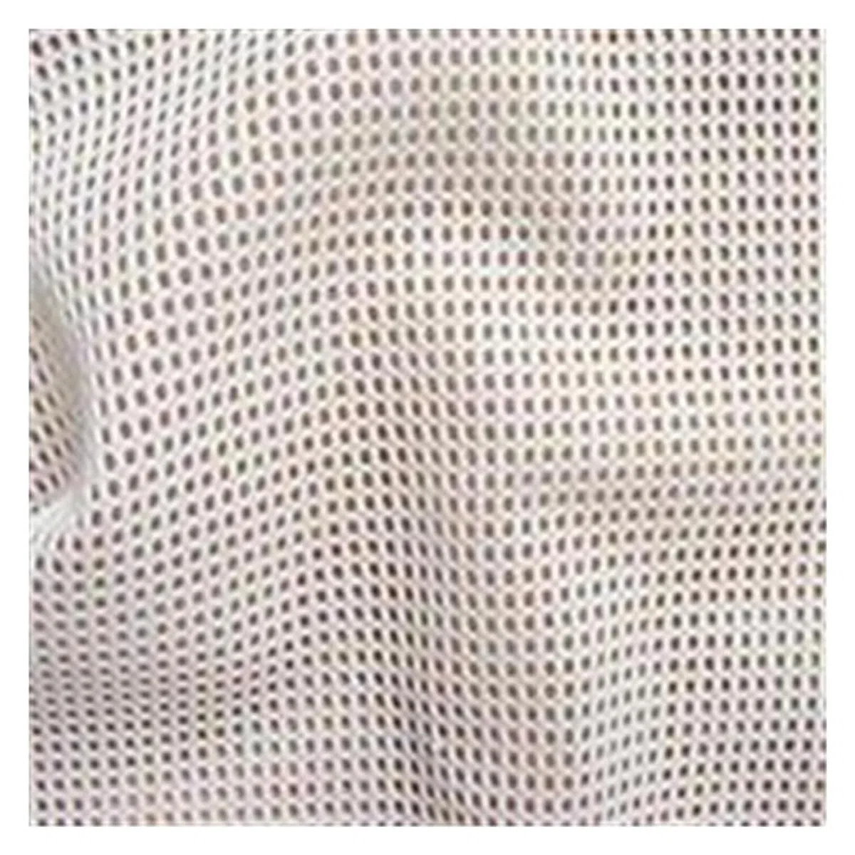 Tejido De Malla De Costura Red De Poliéster Suave Ripstop Elástico Bajo(White)