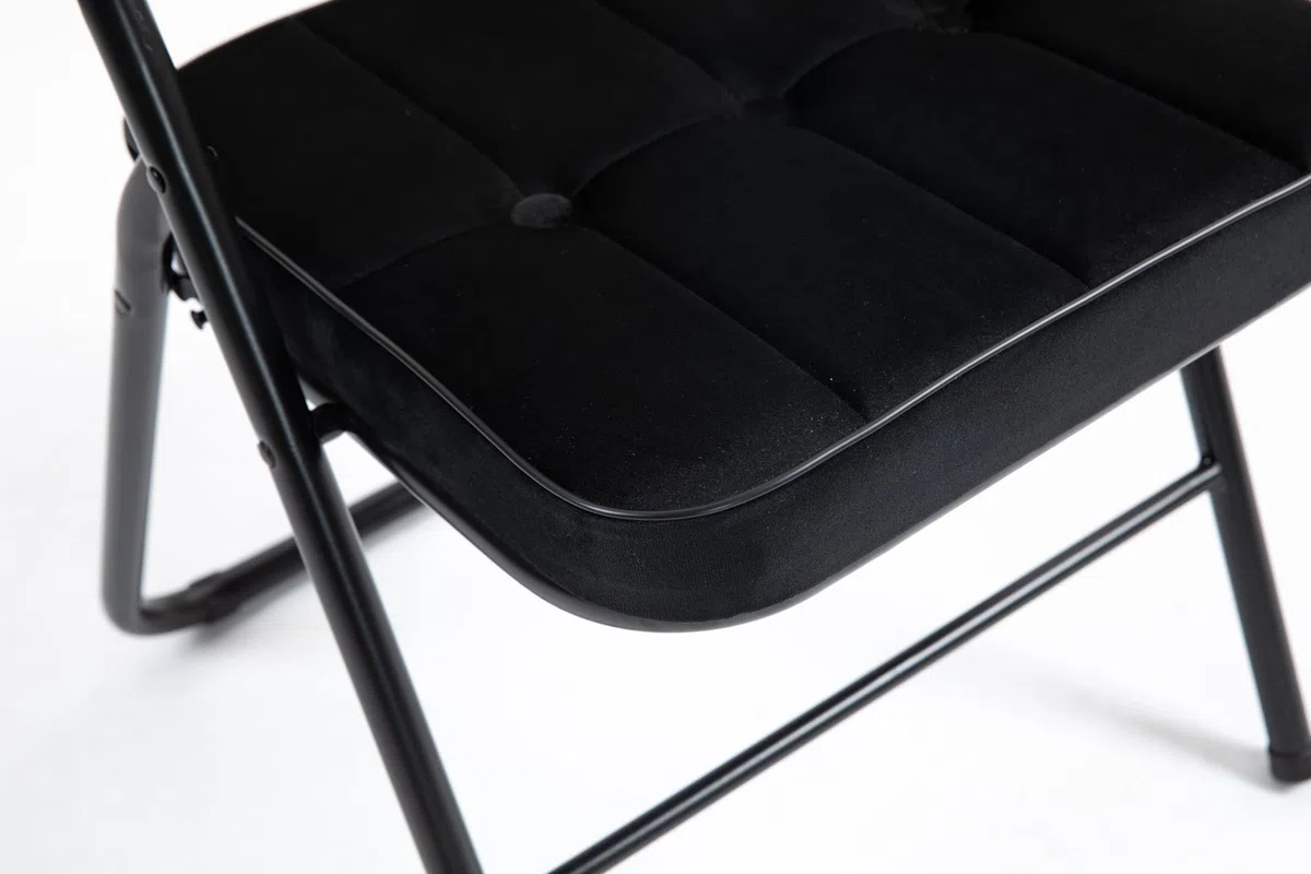 Homgoday Silla Plegable con Asiento y Respaldo Acolchados - Pack de 2 para Comedor y Exterior