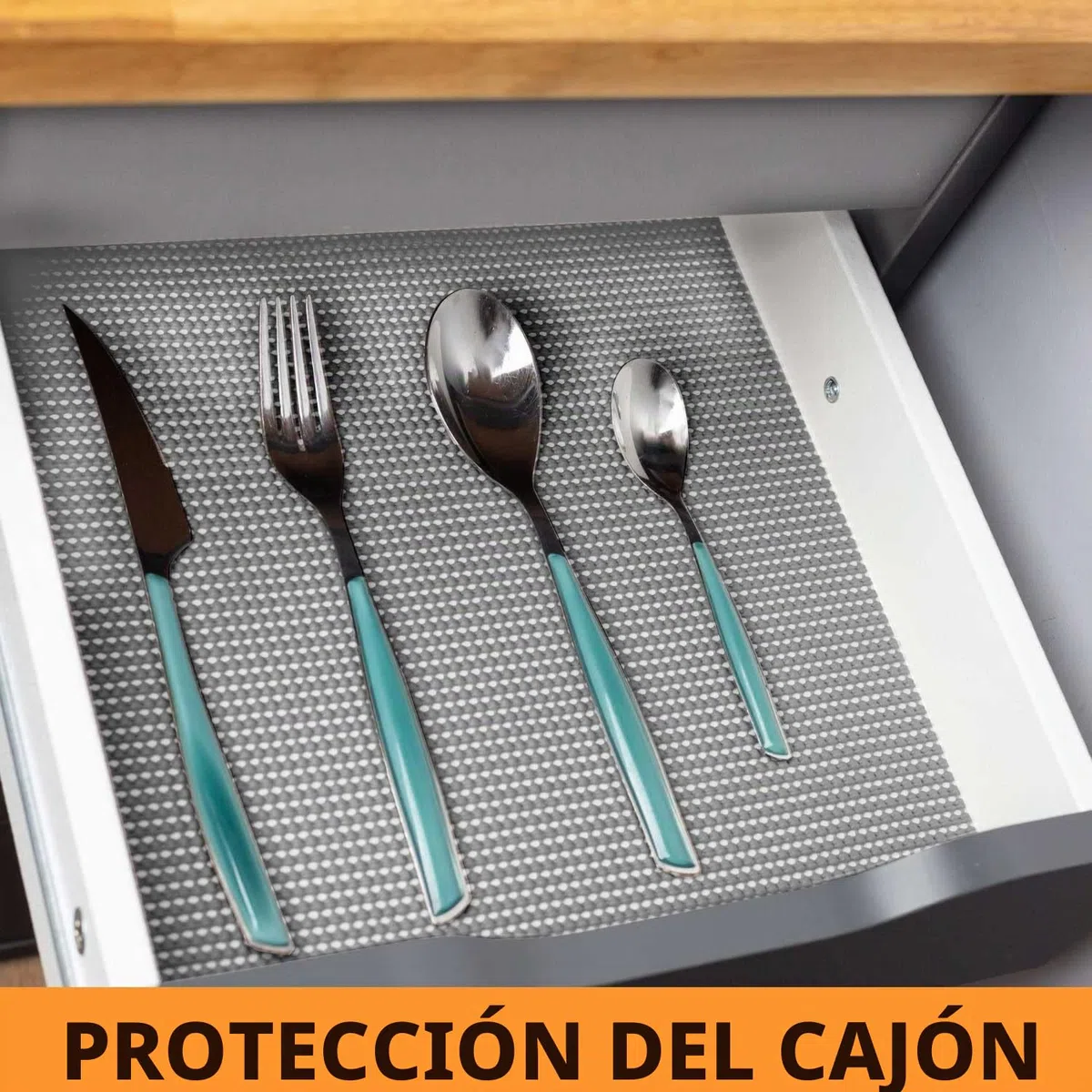 Rollo de Alfombrilla Antideslizante para Cajones de Cocina, Weewam 30 x 600 cm (XXL) Forro EVA para Muebles de Cocina, Tapete Protector Armarios Cajones Estantes, Sostenible y Impermeable (Gris)