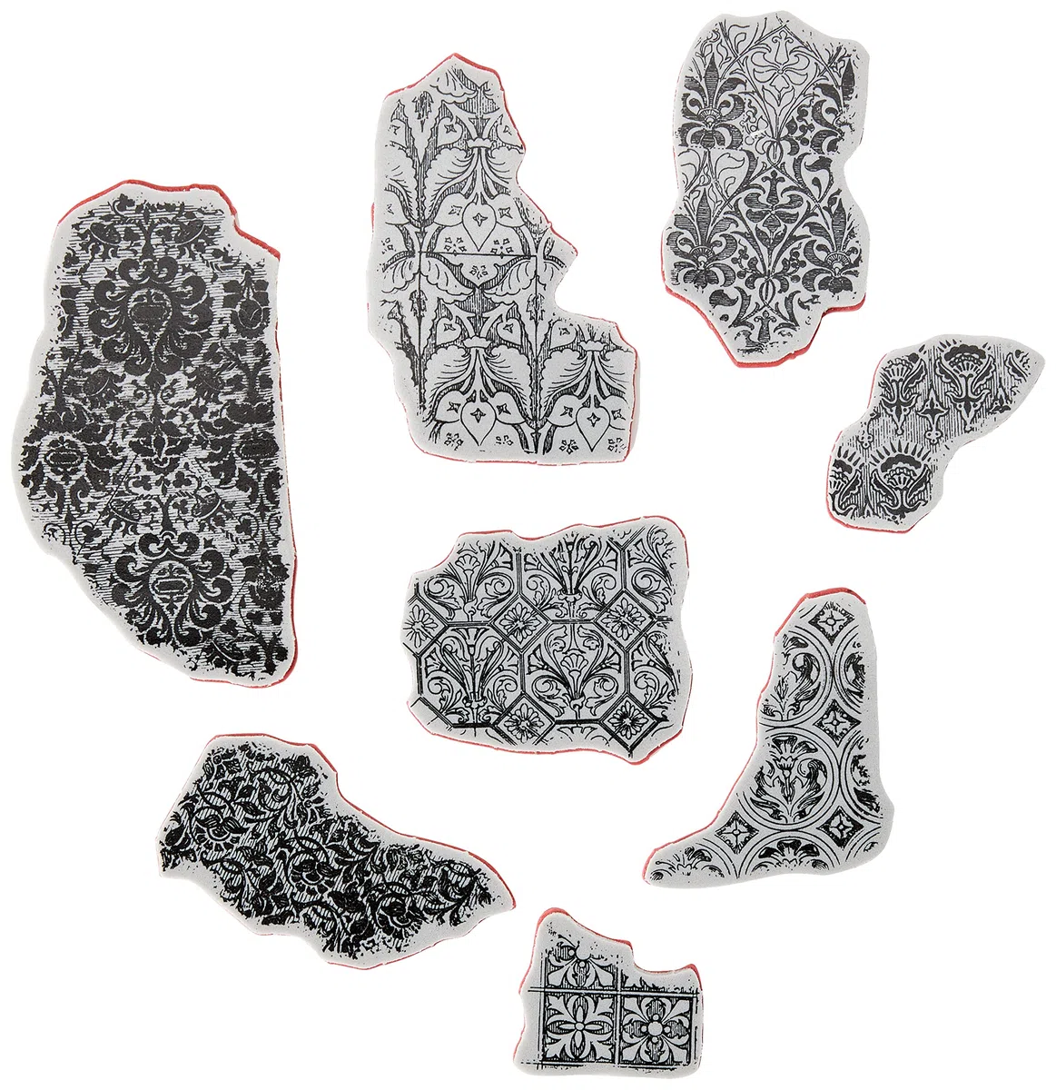 Cling RBBR - Juego de sellos Fragmentos