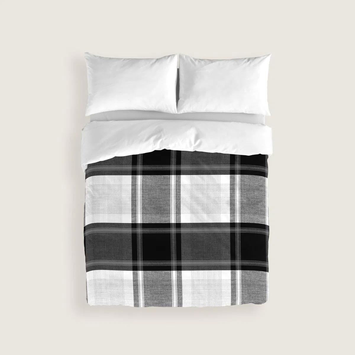 NATURALS - Funda Nórdica Estampada Cama 90-100% Algodón Suave y Transpirable - Juego de Edredón 150x220 cm con Solapa + 45 cm - 1 Funda Almohada 45x110 cm - Fabricado en España