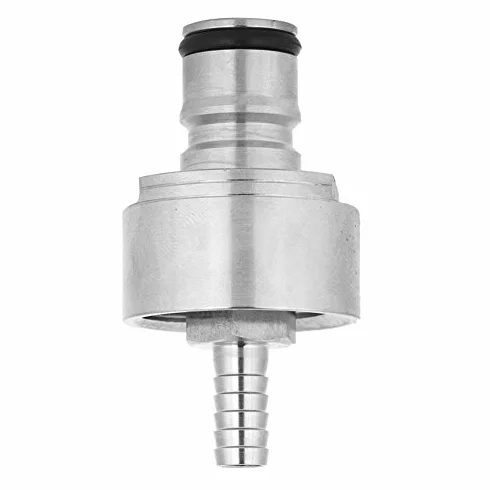 Zerodis Tapa de Carbonatación de Acero Inoxidable para Botellas Pet, Adaptador CO2 para Agua de Soda y Cerveza Casera, 6 cm
