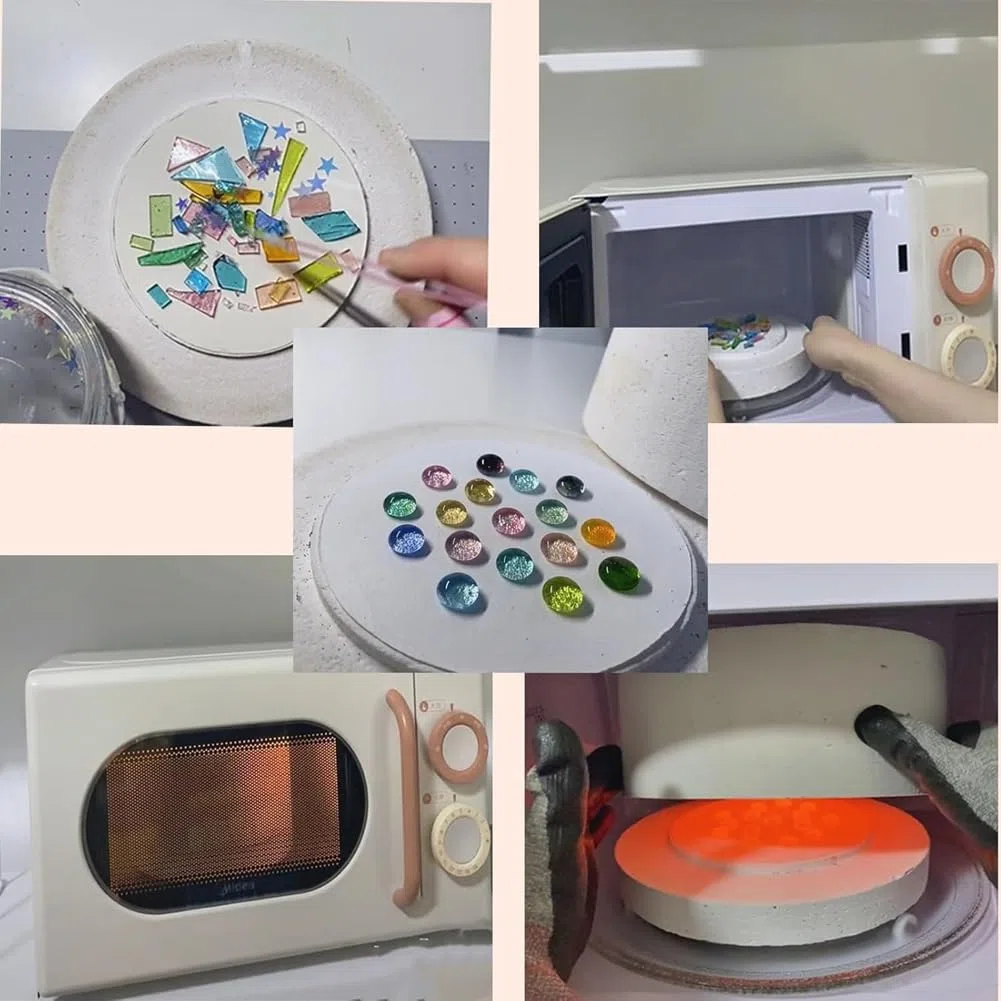 Horno de Microondas para Cerámica de Arcilla: para Artistas y Aficionados, Solución Fácil y Eficiente para la Cocción de Cerámica en Tamaño Pequeño.