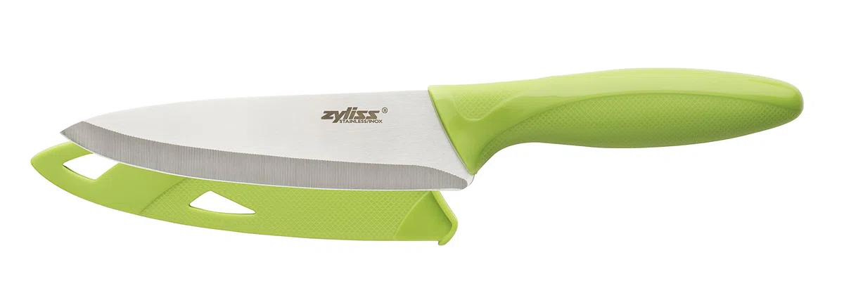 Zyliss E920144 Juego de Cuchillos de 6 Piezas, Múltiples Tamaños, Acero Inoxidable, Multicolor/Blanco, Cuchillos de Cocina Multiusos, Apto Para Lavavajillas