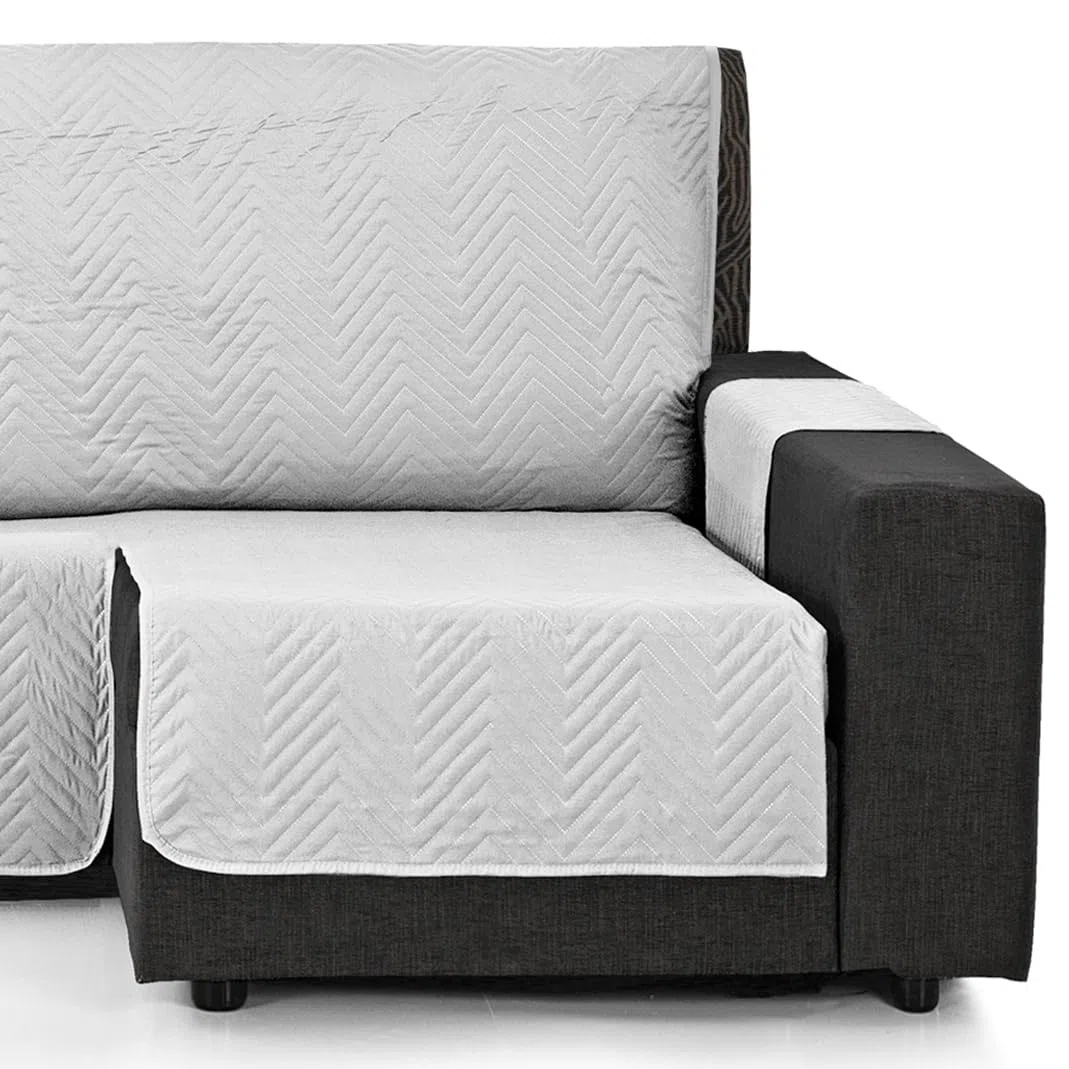 Martina Home Cubre Chaise Longue Acolchado Milano 240 Gris