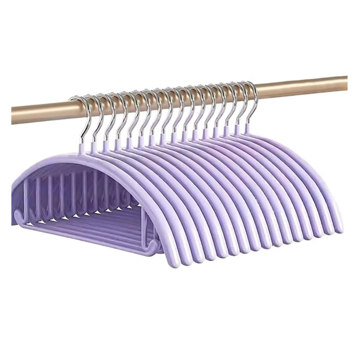 Perchas de terciopelo antideslizantes de alta calidad, de acero inoxidable, sin costuras, almacenamiento de pantalones y faldas, paquete de 15 perchas moradas para adultos