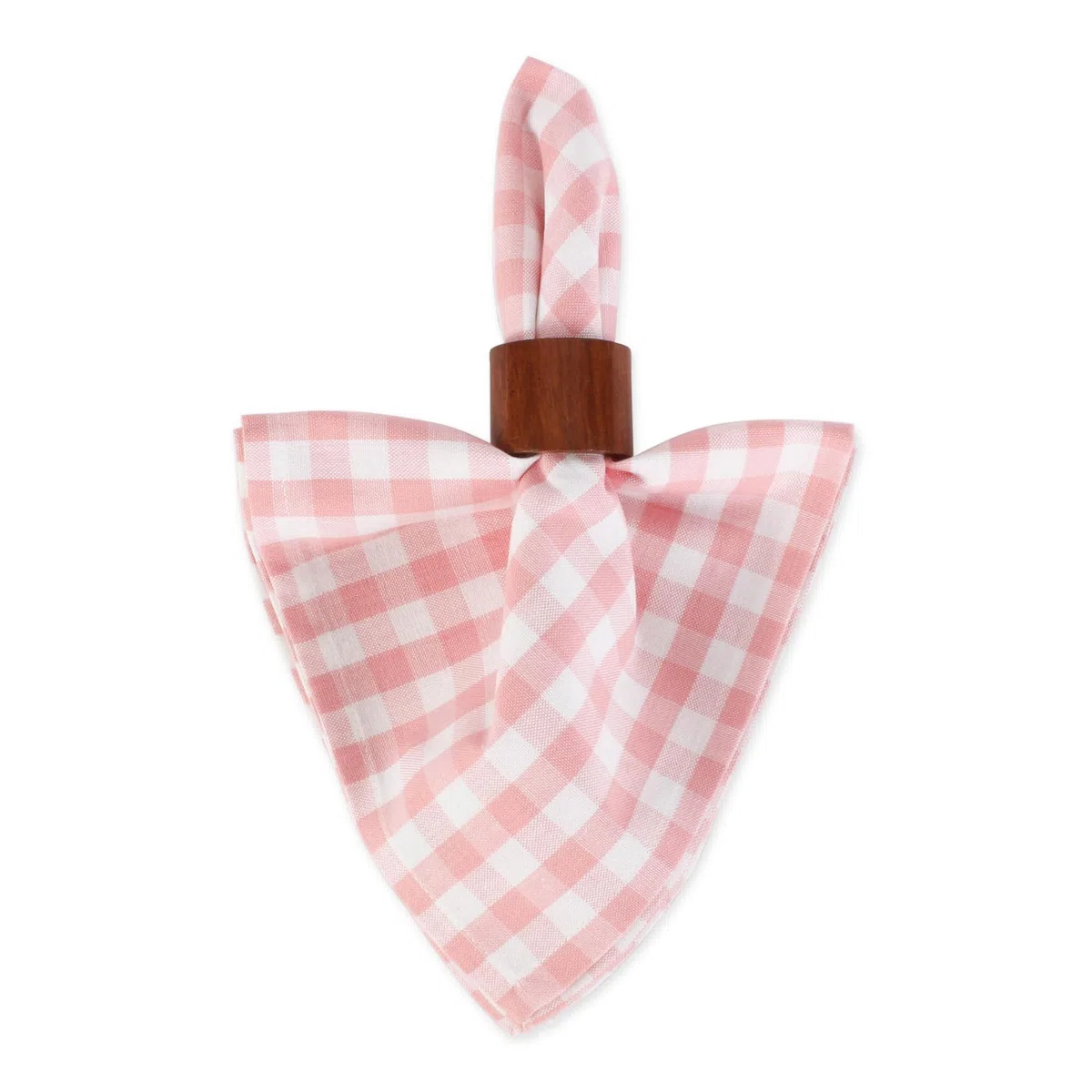 DII Gingham Check, rosa, servilleta
