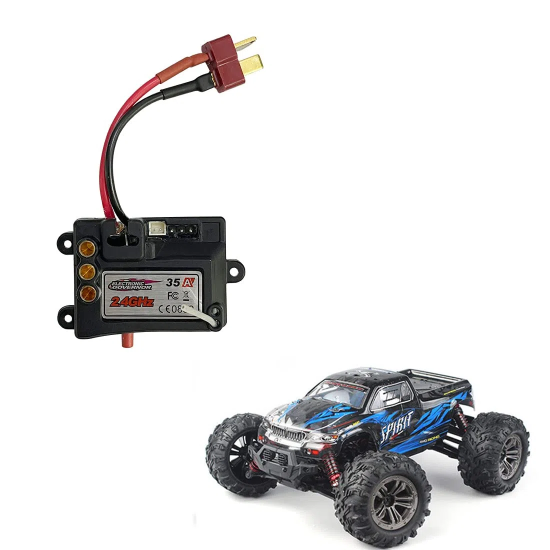 Brushless ESC QZJ06 - Regulador de velocidad electrónico para Xinlehong Q901 Q902 Q903 1/16 RC Auto Repuestos Accesorios