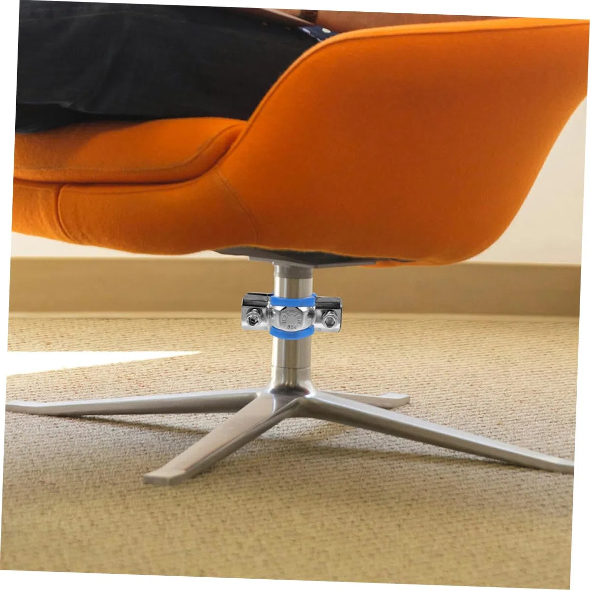 SEWACC 5juegos Fijador para Sillas De Oficina Herramienta para Evitar El Hundimiento Silla Kit y Almohadillas De Compatible