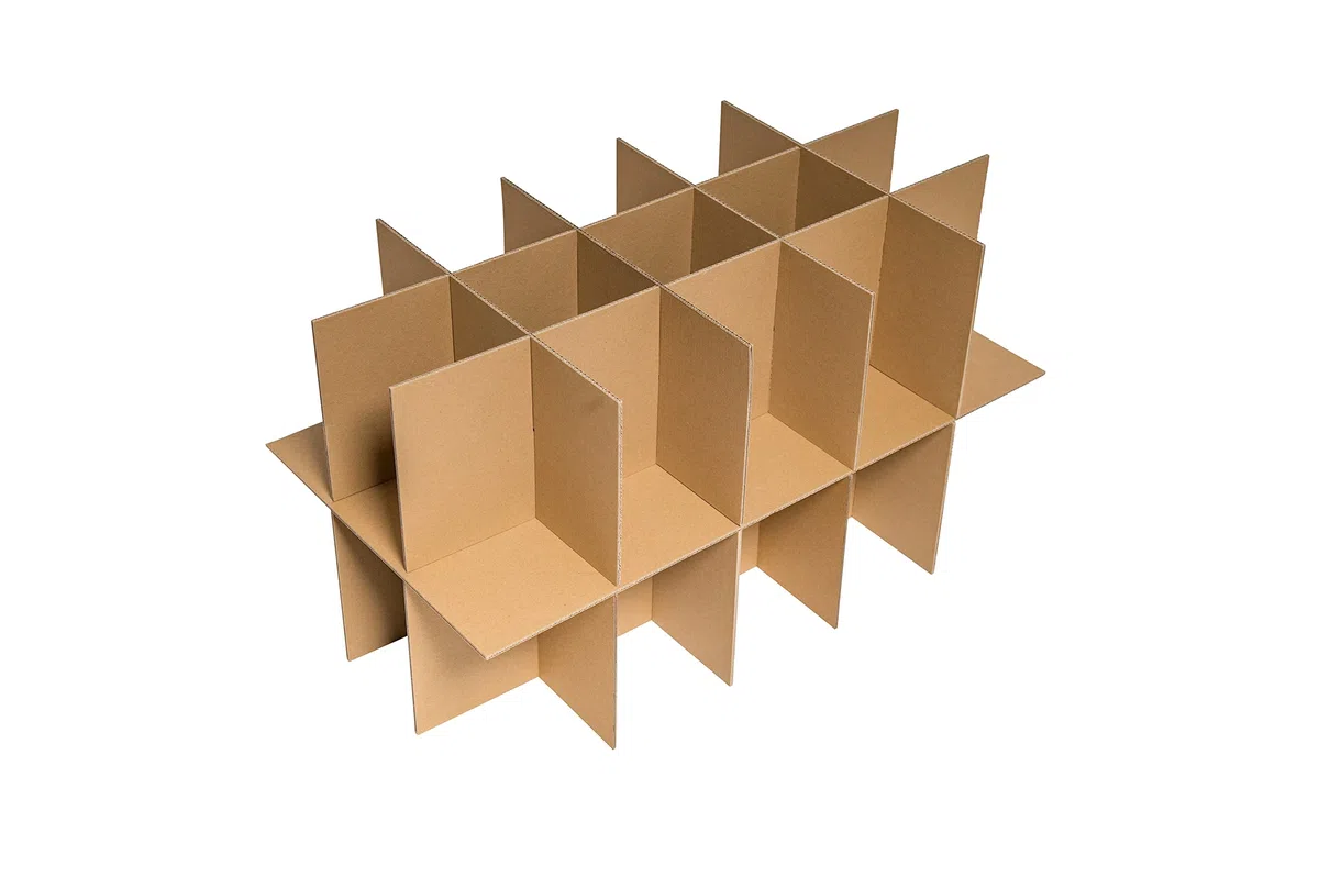 karton-billiger - 10 cajas para vasos, tazas y botellas - 15-30 compartimentos