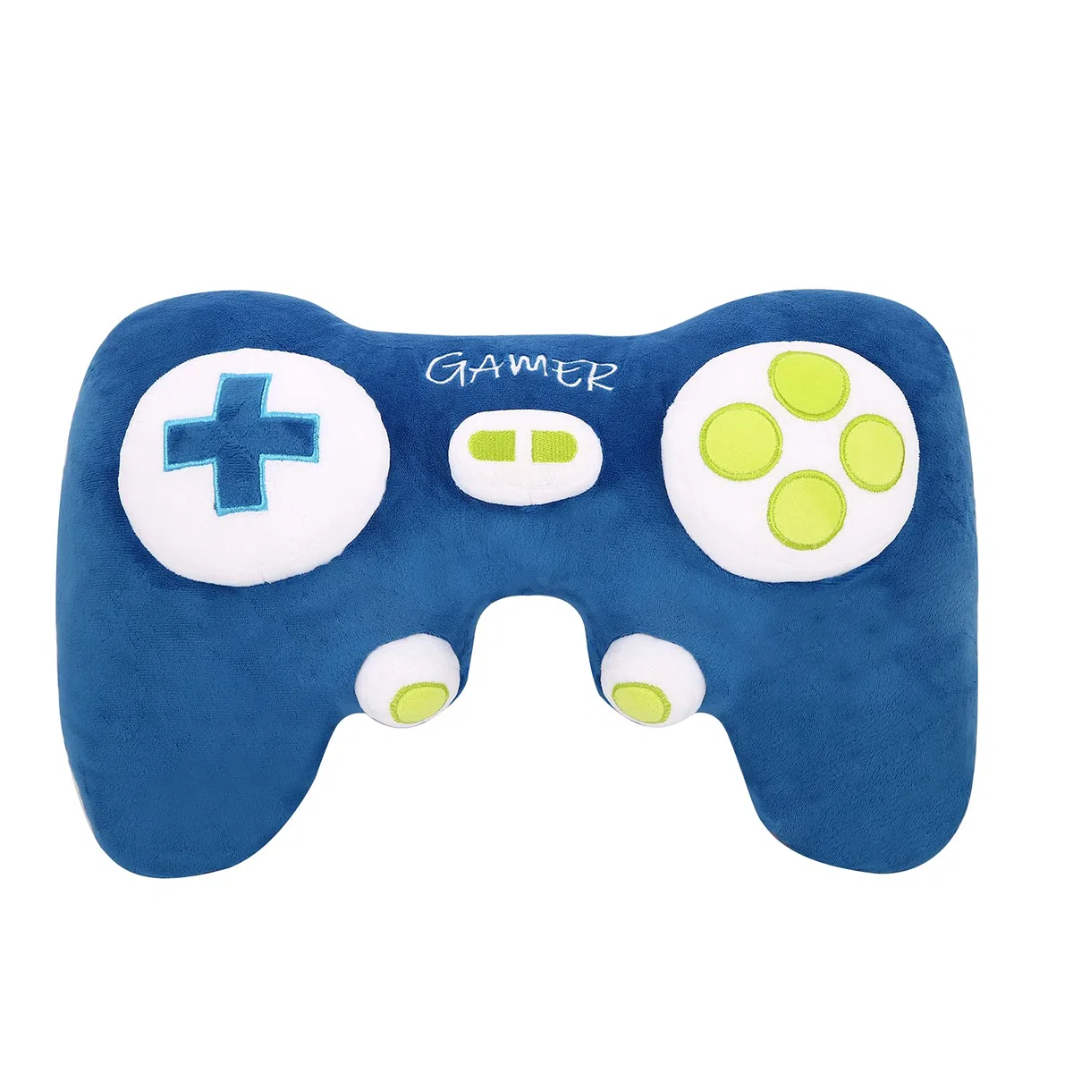 L Lifetime Comfort Video Game Controller Plush Pillow - Soft Throw Cushion for Ultimate Gamer Room Decor, Bed, Sofa, and More for Gamers of All Ages