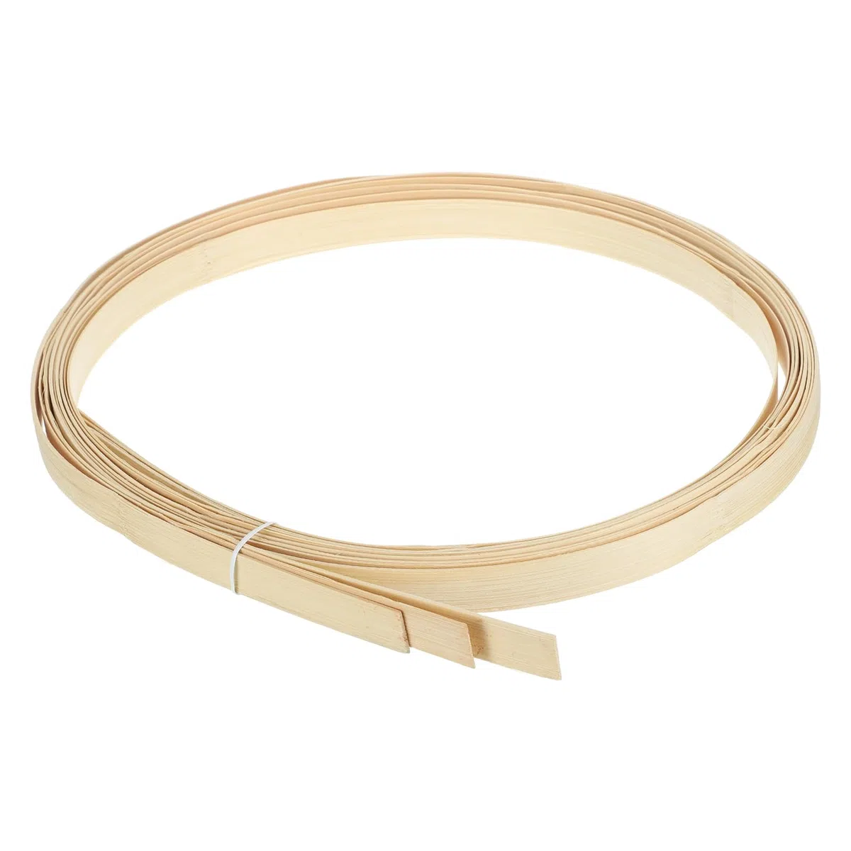 QUARKZMAN 3 Rollos De Tiras De Bambú Para Tejer, Suministros Para Cestería De 0.79" X 10 Pies, Kit De Reparación De Mimbre, Tiras De Bambú Delgadas De 1.2 Mm De Grosor Para Hacer Cestas