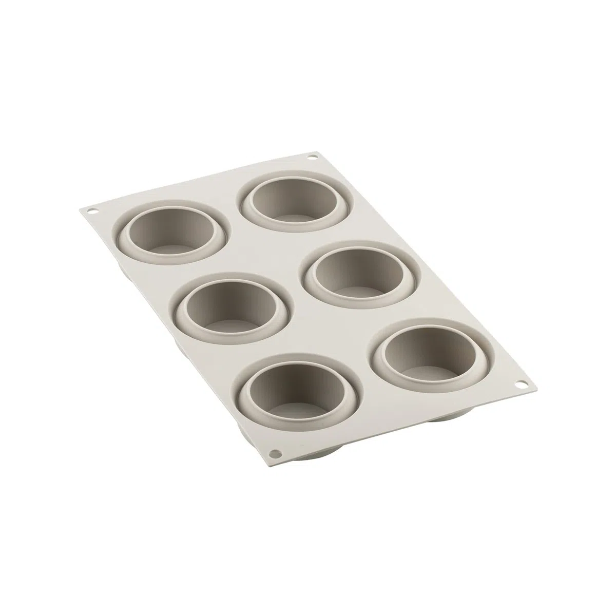 silikomart | SFT250 Molde de silicona para tartas GUGELHUPF, Antiadherente, Pack de 1 Molde para tartas con anillo de seguridad, Ø 220 h 110 mm, Volumen 2,2 l, Made in Italy