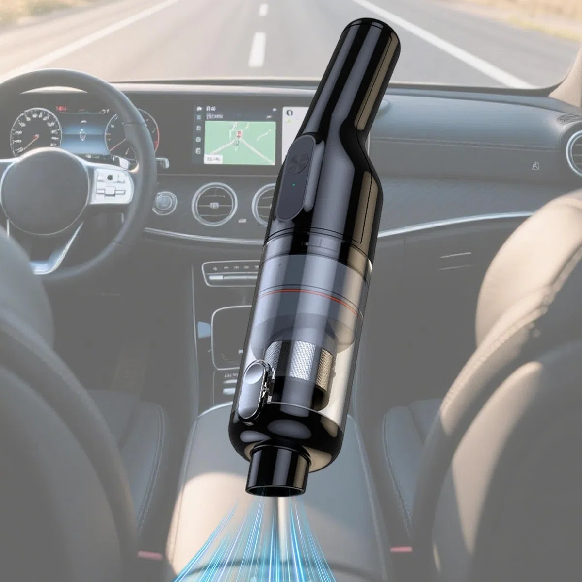 Aspiradora Coche Portátil Inalámbrica Succión 2000 Pa, Recargable, 2 Modos | Aspirador Para Detallado Coche Para Salón Dormitorio Sofás Alfombras Escaleras Asientos De Coche Pelo Mascot