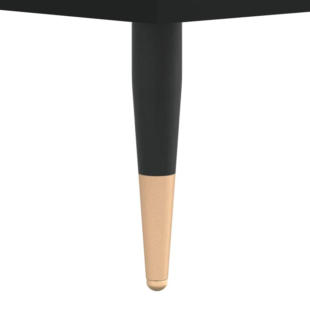 Armario con paneles de madera negro con patas de hierro, 74,5 x 38 x 48 cm, espacio para discos de vinilo, aparador de salón, estante para CD, DVD, estante Hi-Fi, organizador para discos de