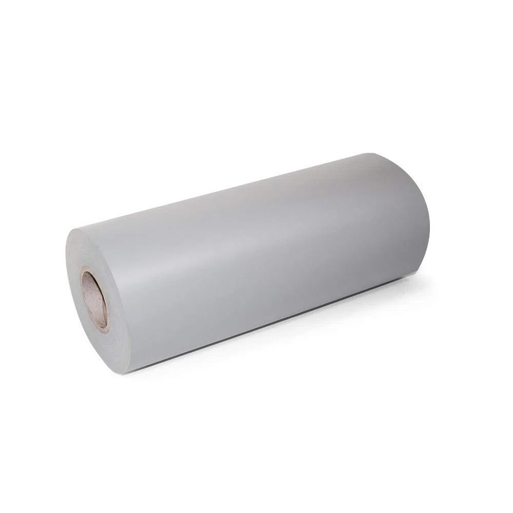 Emuca 8935321 8935321-Esterilla antideslizante para cajones acabado efecto textil, color gris