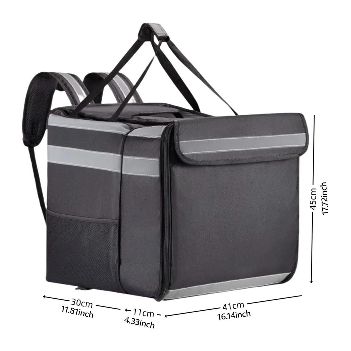 Mochila para Reparto de Pizza, Portátil, para Reparto de Comida, Resistente Y con Aislamiento Térmico.