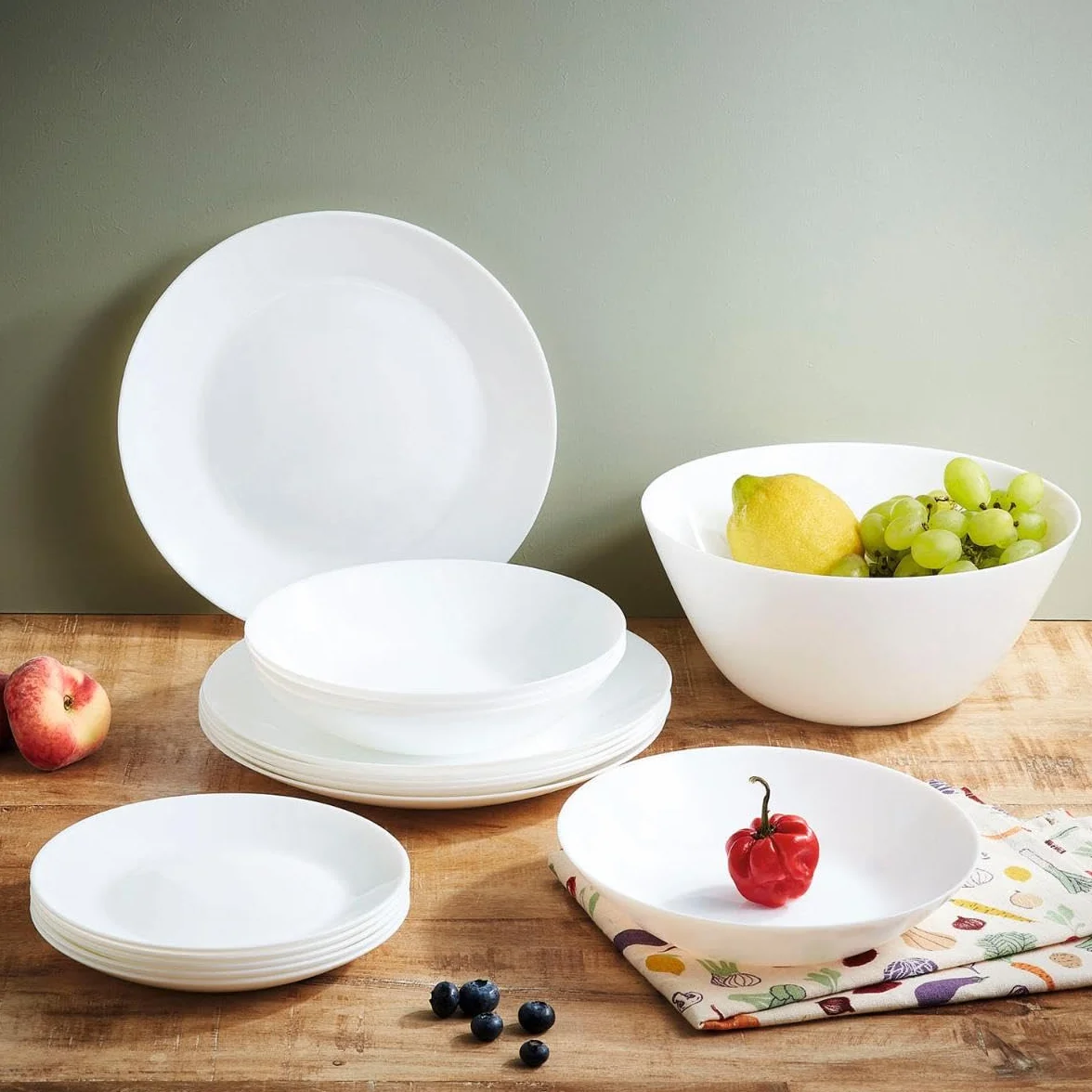 Arcopal LUMINARC ZELIE - Vajilla Opal 19 Piezas - 6 Personas