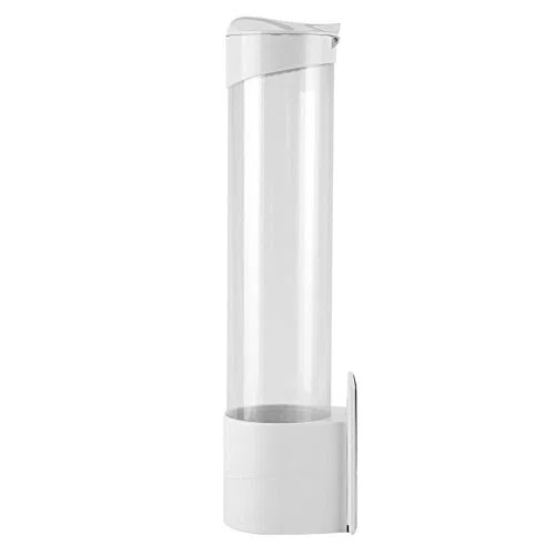 Dispensador de Almacenamiento de Taza de Papel Antipolvo para Tomar un Recipiente Conveniente de 50 cm y 50 Tazas