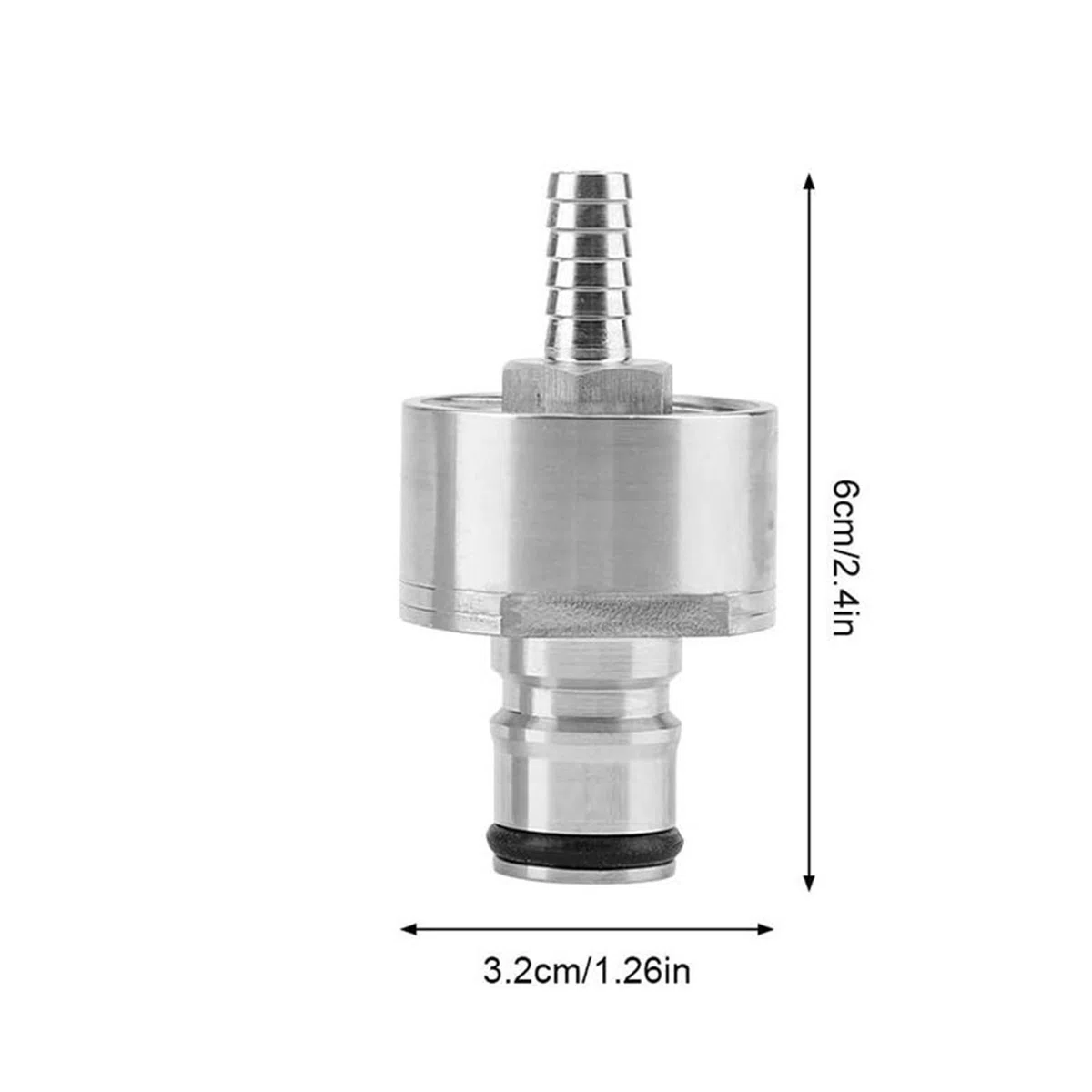 Genérico Stainless Steel Carbonation Cap – Pressure Filling Accessory Carbonating Beer, Fruit Juice, Soda, Sparkling Water, Connector =Bottling, Kitchen Use,