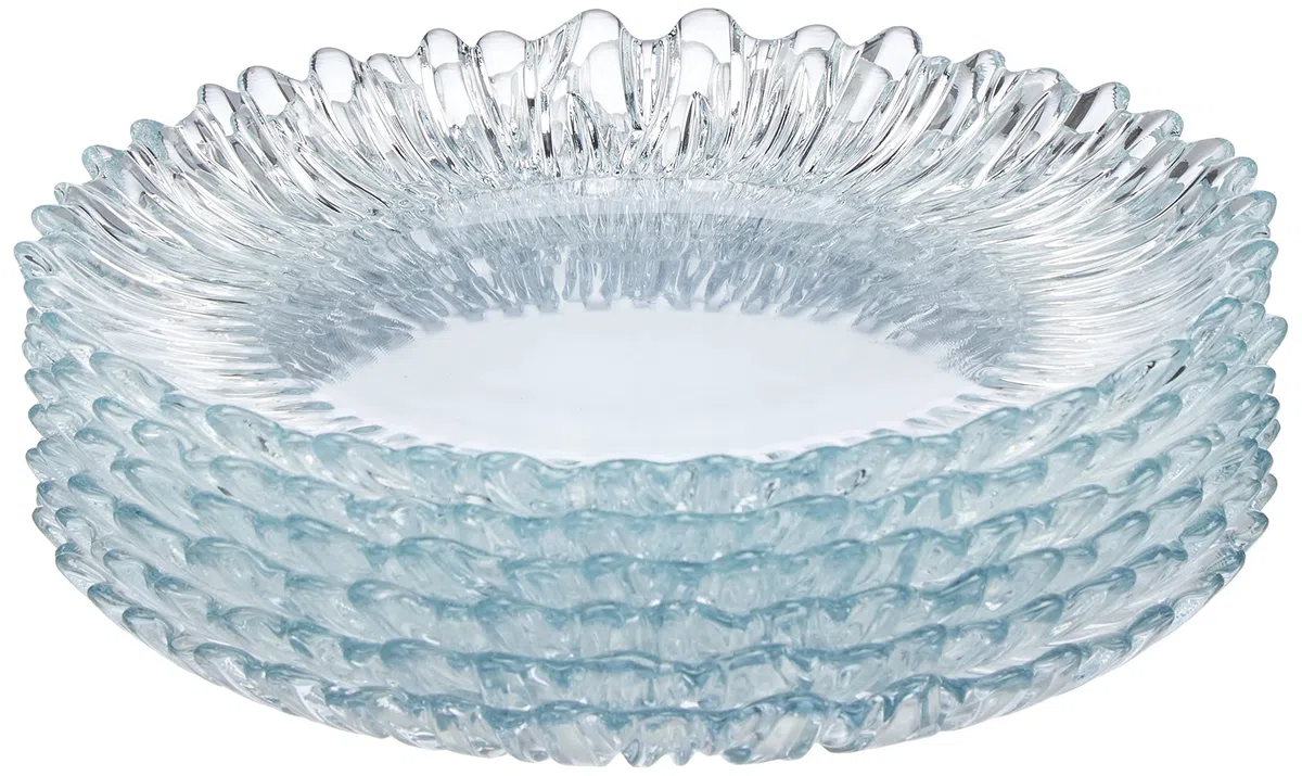 Pasabahce 10512 L Cristal Aurora Juego de 6 Platos, 20.5 cm