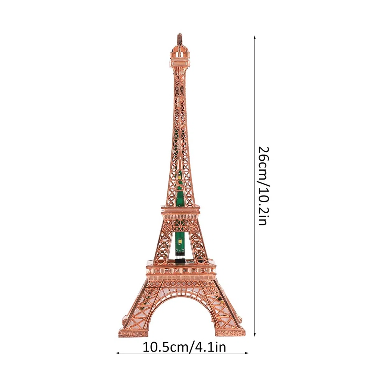 Réplicas De La Torre Eiffel, Lampe De La Tour Eiffel, Luces De Pared, Torre De Luz LED Luminosa Hermosa Decoración del Hogar Modelo De Metal Artesanía Regalo Ornamento