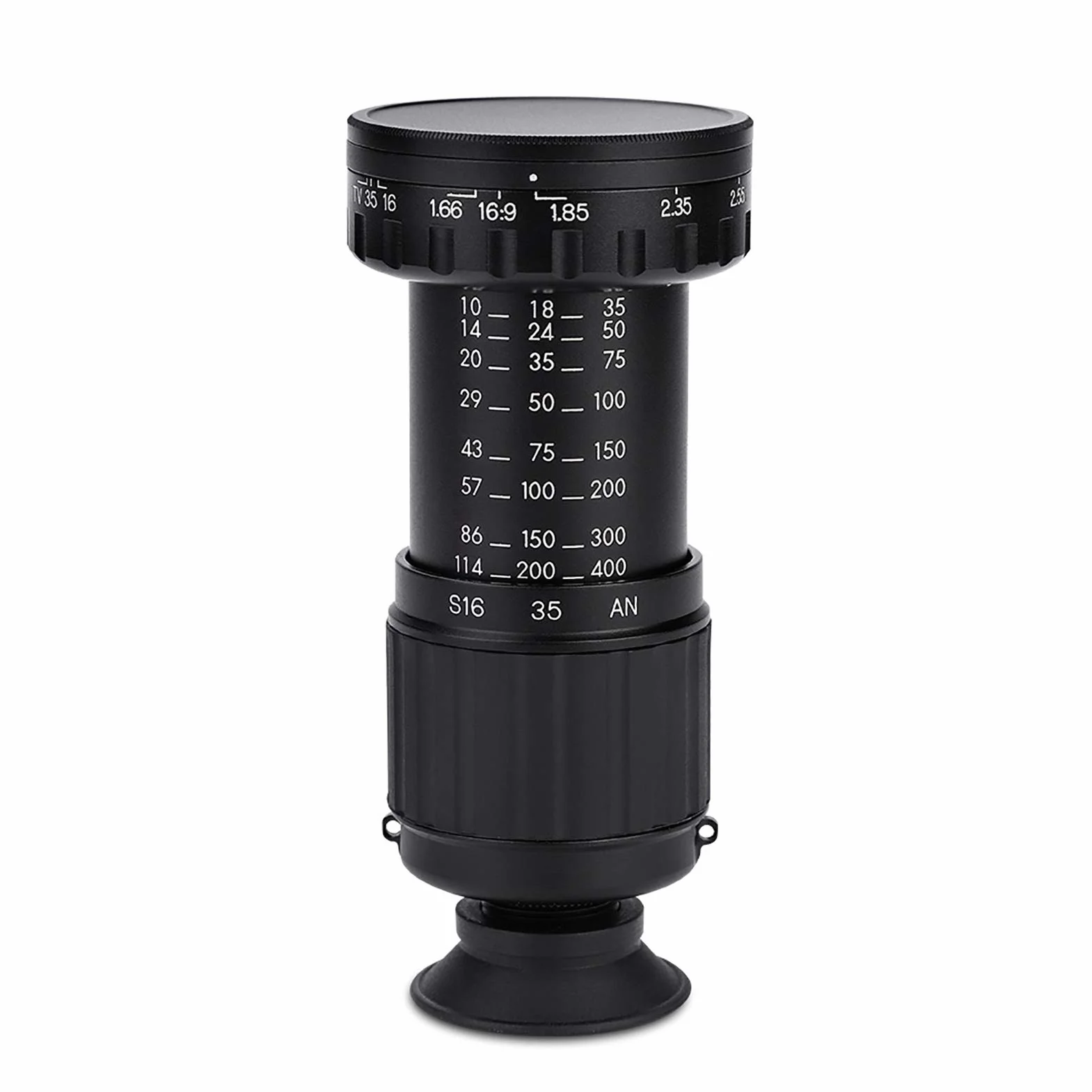 Hidyliu Visor de Director 11X HD Visor de Escenas para Fotografía Creativa Diseño Telescópico para Formatos de Cine y Televisión Convertidor Gran Angular de 37 Mm